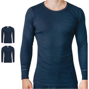 Heren Shirt met Lange Mouwen 2-Pack