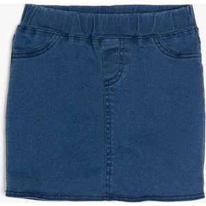 Koton A-lijn Blauwe spijkerrok voor meisjes met normale taille