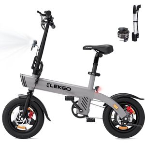 ELEKGO Elektrische ELEKGO Elektrische Fiets EG01 - 14 Inch City Commuter EBike met 36V 7.8Ah Lithium Batterij - Volwassenen en Jongeren E-Bike met 250W Motor