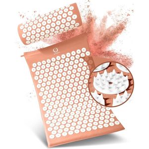 Premium acupressuurmat van hoogwaardige materialen - Ontspannende accupresummat - Roze