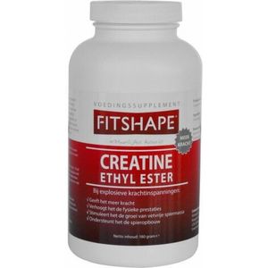Fitshape - Creatine Ethyl Ester - Sportvoeding - 180 capsules