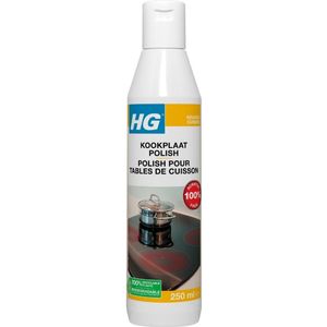 1 x HG Kookplaat Polish 250 ml - Kookplaat Reiniger - Keramische Kookplaat - Inductie Kookplaat - Vet Verwijderen - Vuil Verwijderen
