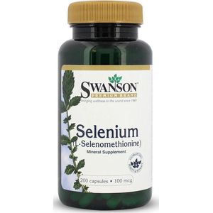 Swanson Health Selenium 100mcg - 200 capsules