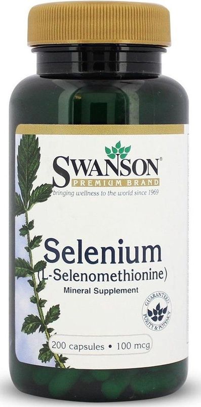 Swanson Health Selenium 100mcg - 200 capsules