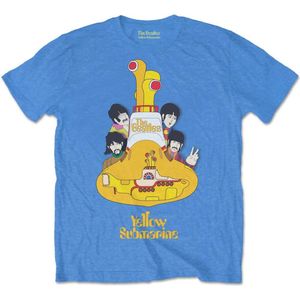 The Beatles - Yellow Submarine Sub Sub Kinder T-shirt - Kids tm 10 jaar - Blauw