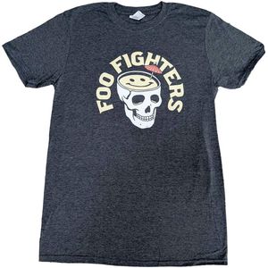 Foo Fighters - Skull Cocktail Heren T-shirt - XL - Grijs