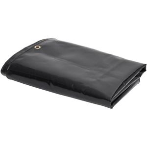 vidaXL - Zeildoek - Zwart - 650 g/m² - 4 x 6 m - Waterbestendig