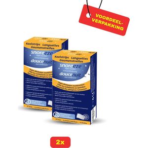 2x Snoreeze Keelstrips 14 strips - Voordeelverpakking!