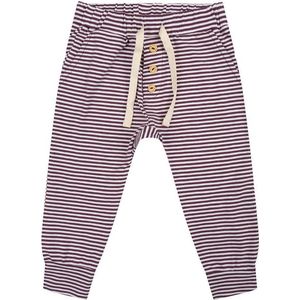 Little Indians Pants Purple Stripe - Joggingbroek - Gestreept - Paars - Unisex - Maat: 4-5 jaar