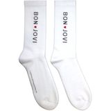 Bon Jovi - Heart Sokken - Wit