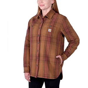 Carhartt Damen Hemd Twill L/S Plaid Shirt Carhartt® Brown-M