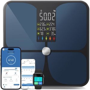 Digitale Lichaamsvetweegschaal met BMI Analyse en App Synchronisatie
