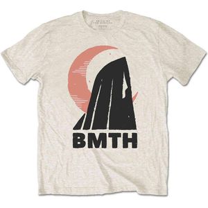 Bring Me The Horizon - Moon Heren T-shirt - XXL - Wit