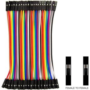 OTRONIC® Dupont Jumper kabels 40 stuks (Female-Female) 10cm draadbruggen voor Breadboard