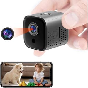 Wifi Spionagecamera 1080p HD Micro met Nachzicht en Bewegingsdetectie