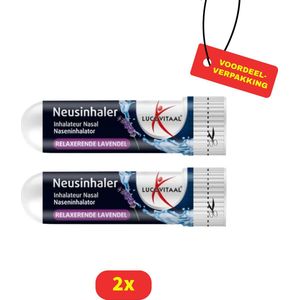 Lucovitaal Neusinhaler - Lavendel - 2x Voordeelverpakking!