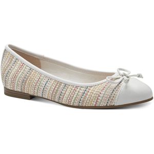 Marco Tozzi Dames Ballerina 2-22103-42 189 F-breedte Maat: 36 EU