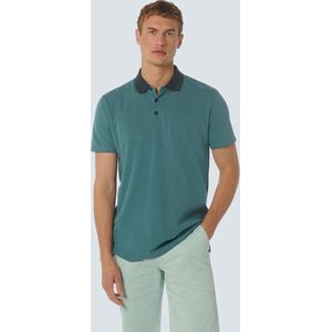 No Excess Mannen Jacquard Polo Donker Grijs S