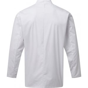 Schort/Tuniek/Werkblouse Unisex M Premier White 65% Polyester, 35% Katoen