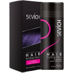 Sevich ® - Haarvezels - Haarpoeder - Hair Fiber - Kale plekken bedekken - Haarverdikker - Donkerbruin