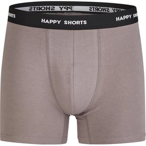 Happy Shorts Boxershorts ' Oktoberparty '  grijs / rood