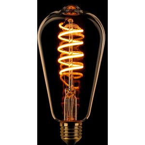 ETH Edison ST64 Filament spiraal LED 7w E27 240v 2200k 3 stappen dimbaar goud