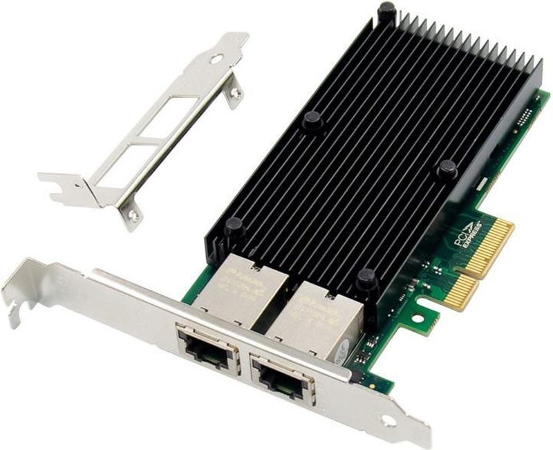 MicroConnect - MC-PCIE-X550 - Netwerkkaart - Zwart - PCI Express