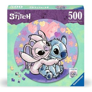 Ravensburger Round puzzle Disney Stitch - Legpuzzel - 500 stukjes