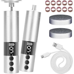 Elektrische eeltverwijderaar met 9 snelheden en 30 slijpschijven – Voetverzorgingsset voor zachte hielen