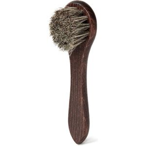 Houten Schoenpoetsborstel met Paardenhaar voor Effectieve Aanbreng van Schoencrème en Was