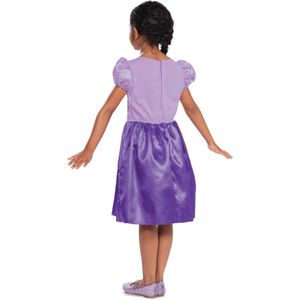 Smiffys - Disney Tangled Rapunzel Basic Plus Kostuum Jurk Kinderen - Kids tm 8 jaar - Paars/Roze