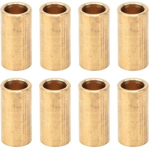 Bronzen Bus Slijtvaste Eigenschap Koperen Glijlagermof 8 Mm X 11 Mm X 22 Mm voor Elektrische Apparatuur - Set van 8 Stuks