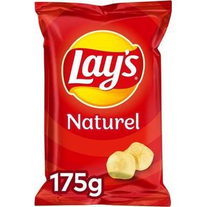 Chips Lay's Naturel 175gr - 8 stuks