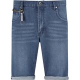 Jan Vanderstorm herren Denim Bermuda - 54 - blauw