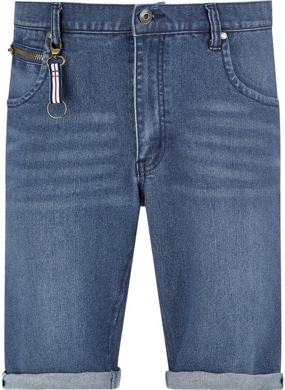 Jan Vanderstorm herren Denim Bermuda - 54 - blauw