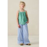 Sissy-Boy - Lichtblauwe wide leg broek met strepen