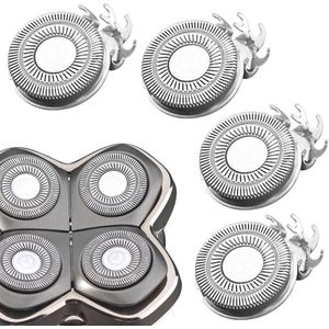 4-stuks Scheerapparaat Hoofd Vervangbladen voor Elektrisch Scheermes