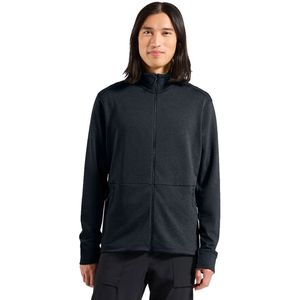 Odlo Grid Fleece Met Volledige Rits Zwart L Man