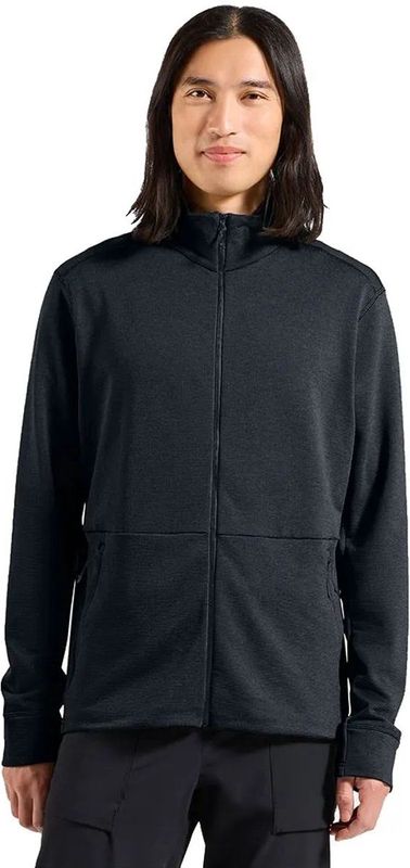 Odlo Grid Fleece Met Volledige Rits Zwart L Man