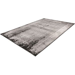 Luxe bamboezijde vloerkleed Eden - Grijs 200 - 240x340 cm