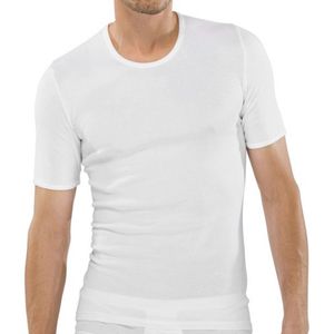 Schiesser heren T-Shirt Rib - Feinrib Original - XL - Wit