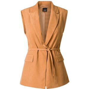 YESTA gilet Robine rib stof