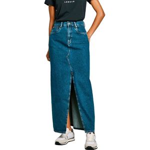 Pepe Jeans Pl901185 Maxi Spijkerrok Blauw XS / 30 Vrouw