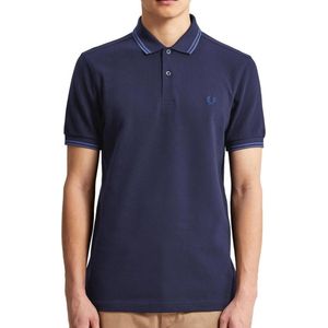 Fred Perry - Twin Tipped Shirt - Laurel Wreath Polo - S - Blauw