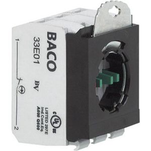 BACO 333E02 Contactelement Met bevestigingsadapter 2x NC Moment 600 V 1 stuk(s)