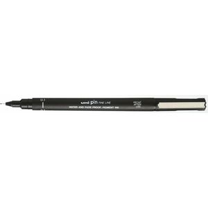 Fineliner uni-ball pin 0.1mm zwart | Omdoos a 12 stuk | 12 stuks