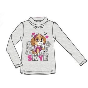 Paw Patrol longsleeve met col grijs maat 98