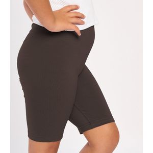 Merry Style - MS-MS10-132-LE - Leggings - Bruin - Sport - Vrijetijdsbroek - Kort