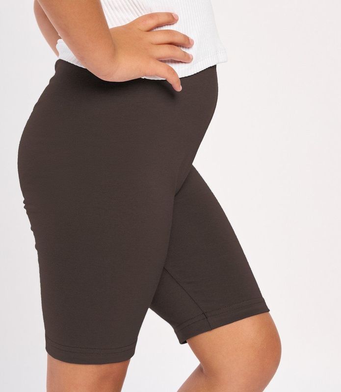 Merry Style - MS-MS10-132-LE - Leggings - Bruin - Sport - Vrijetijdsbroek - Kort