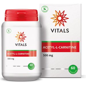 Vitals - Acetyl-L-carnitine - 500 mg - Sportvoeding - 60 Capsules
